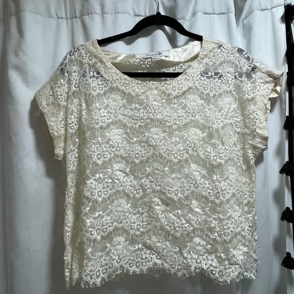 Forever 21 Lace Blouse - Picture 1 of 3